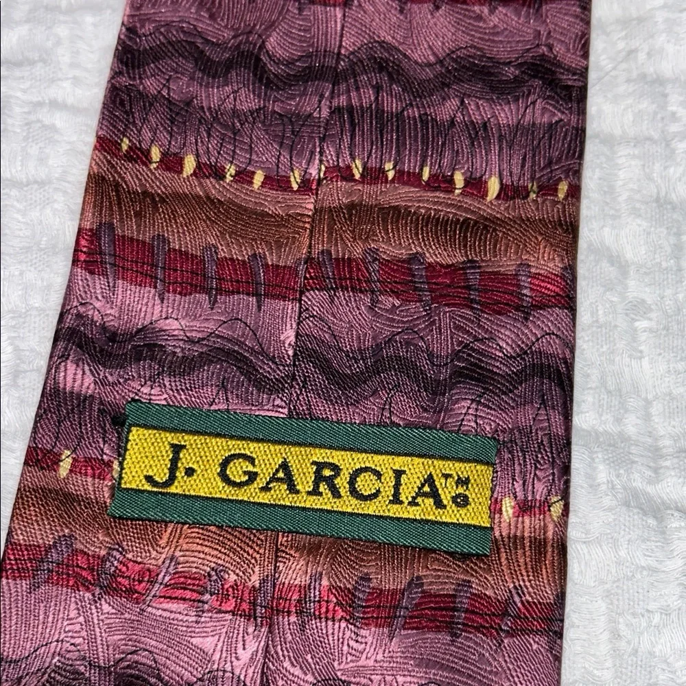 J. Garcia Artistic Ties - Red and Purple Tones